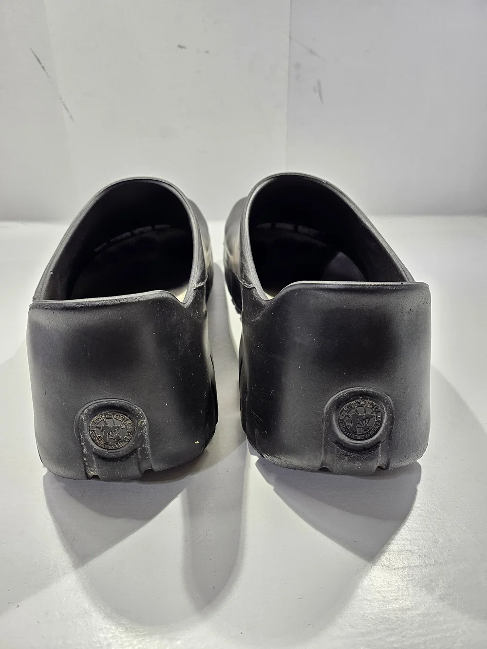 BIRKENSTOCK A640 STEEL TOE POLYURETHANE BLACK CLOG SHOES MEN'S SIZE 11 EU44
